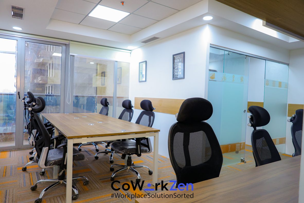 Private office space at CoworkZen, Alphathum Towers, Sector 90, Noida